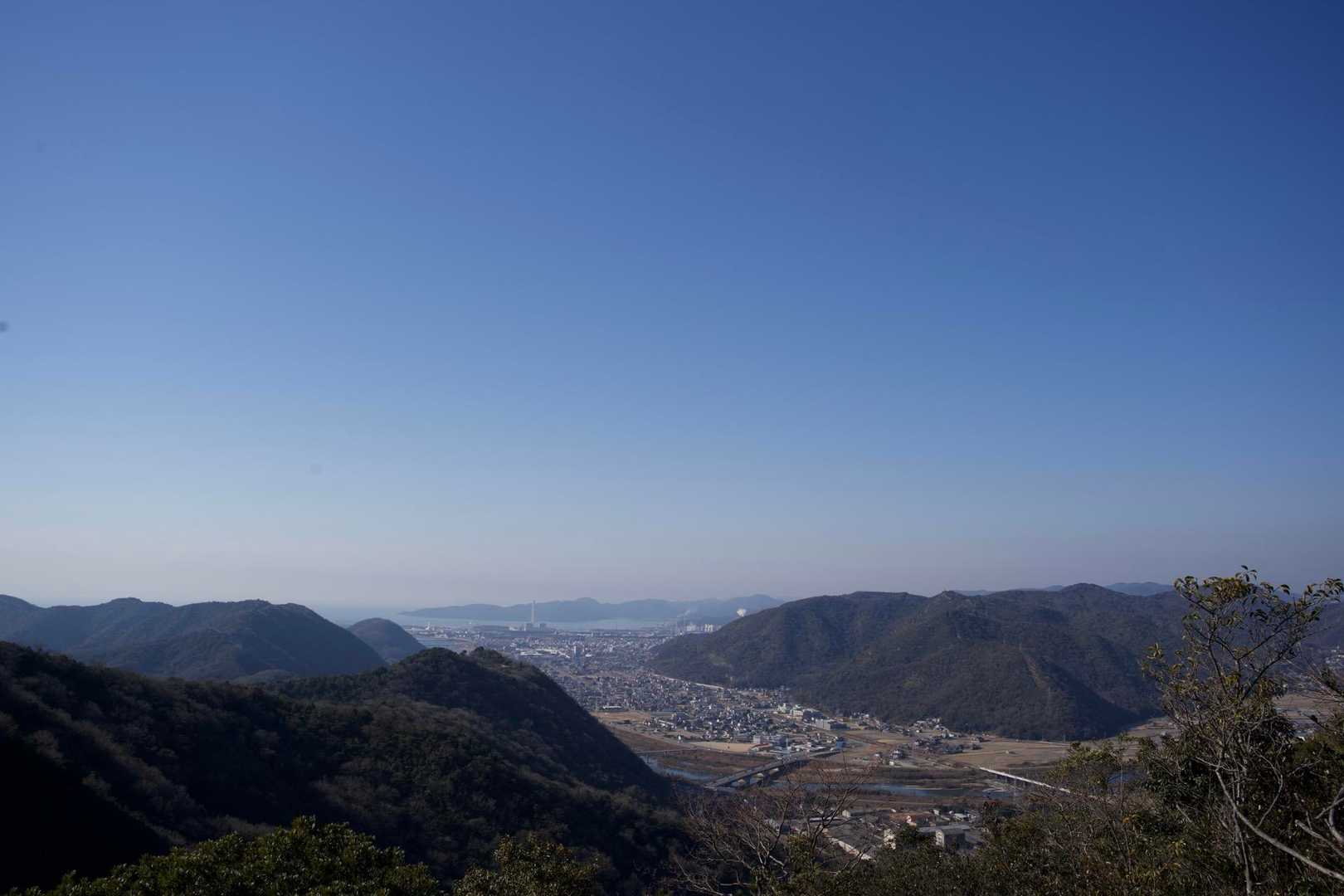 赤穂市街方面