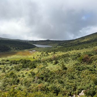 鎌沼が見えてきました