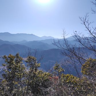 丹沢の大室山方面