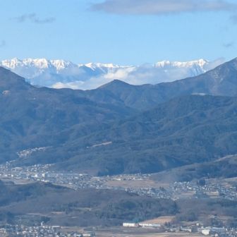 北アルプスがみえます