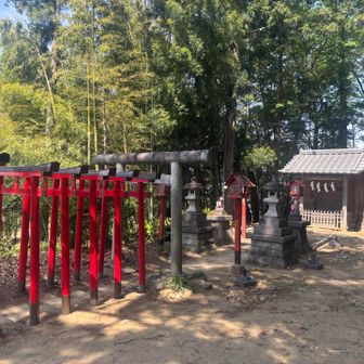 ここを降った左側に登山道あり
