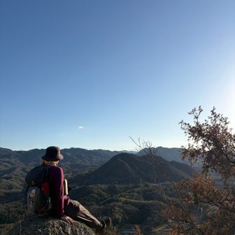 讃岐山脈を望む