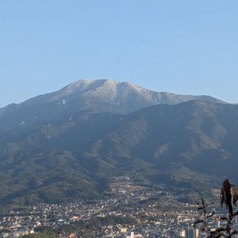 恵那山がきれいです