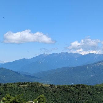 🤩✨
中央アルプスが綺麗に見えてきました👍