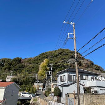 おにぎり山🍙
こんもりしたあそこに登る