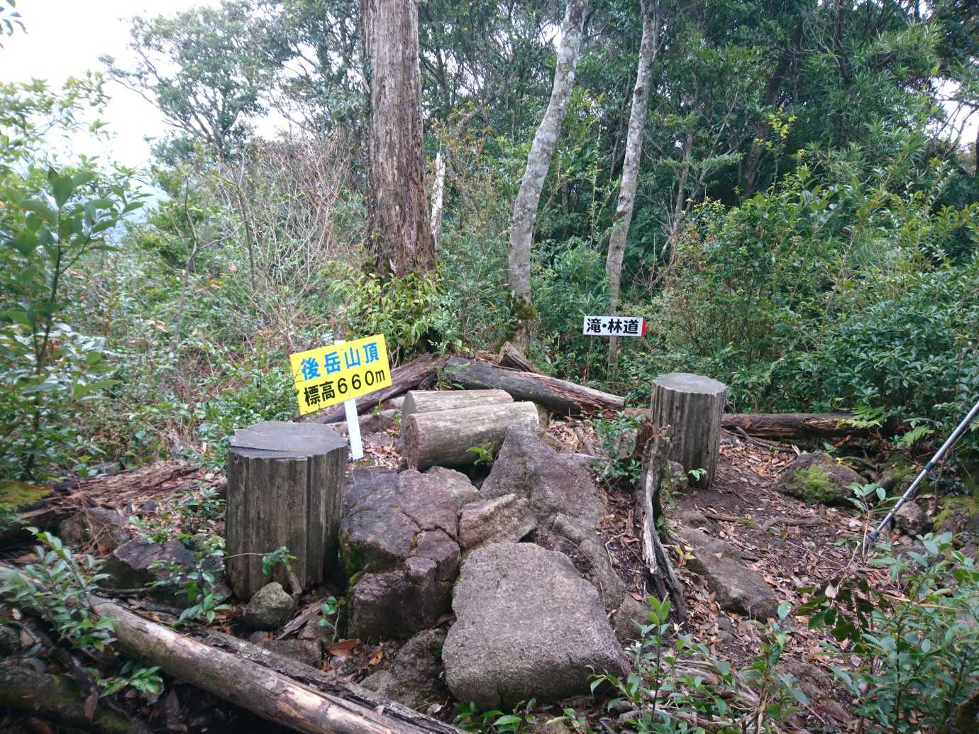 後岳。