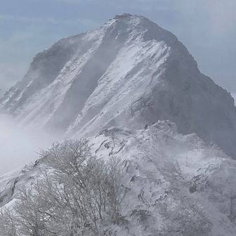 厳しくも美しい、厳冬期赤岳。