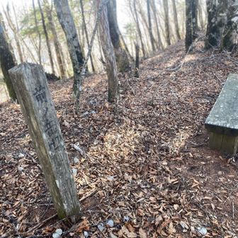 前ノ岳にもベンチ有り