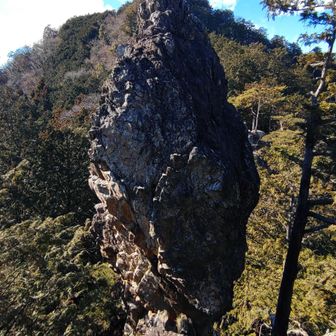 ローソク岩(後ろから)