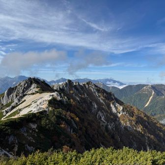 北燕岳はあそこだよー