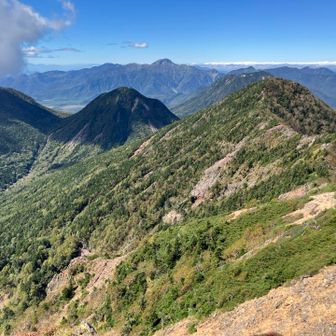 帝釈山と小真名子山はイイ感じだけど、男体山側はガスで見えず⤵️
この女峰特有のツンデレ感がドMの私の心を掴んで離さないのだ🥰