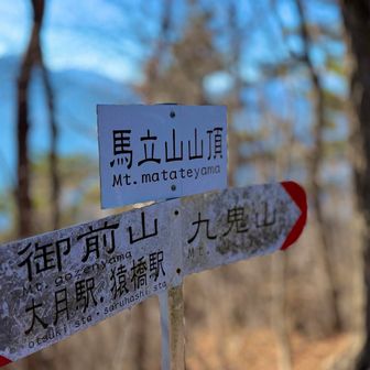 いくつかピークを踏んで午年なので馬立山まで足を延ばしました⛰️軽く食事をとりましたが既に下山後の🍻がちらつきます。