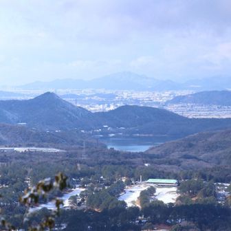 入鹿池と尾張富士
