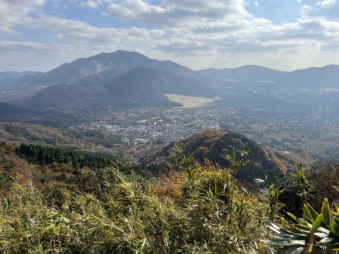 公時神社登山口-金時山-金時山登山口-金時登山口バス停 縦走コースの写真