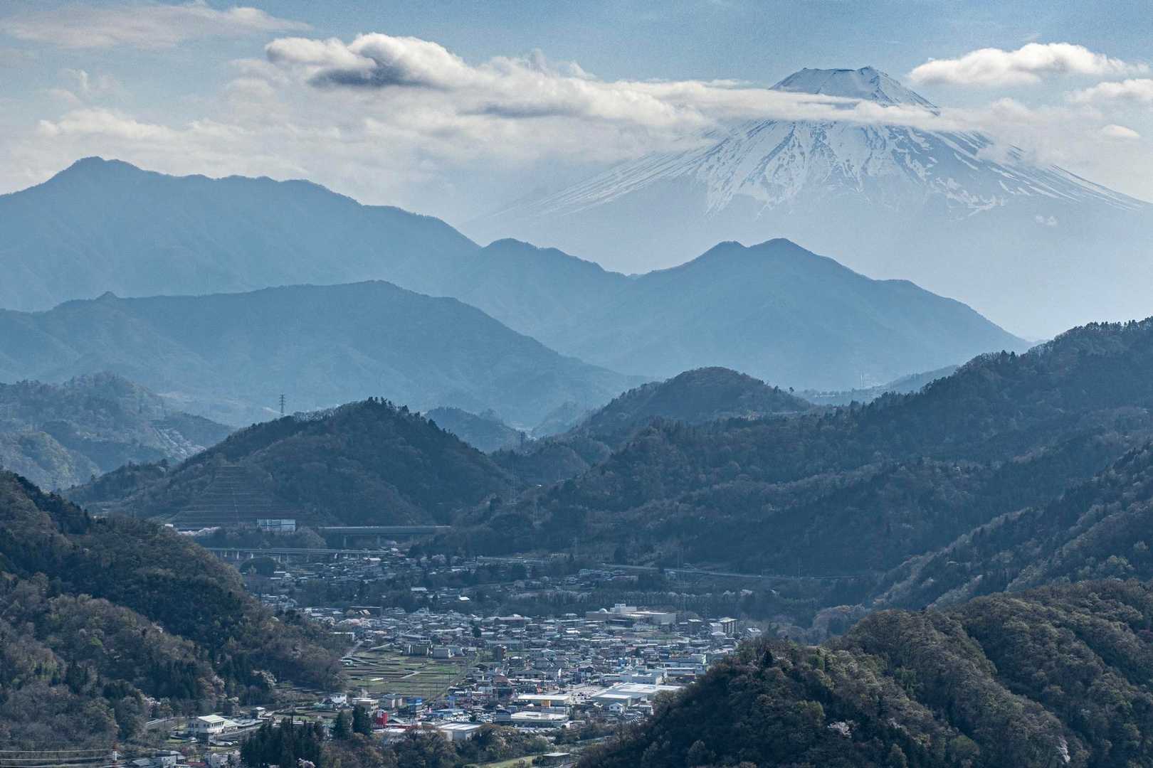 展望所からの富嶽