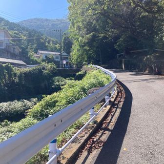 ケーブルカー乗場より左側に山頂へスタート