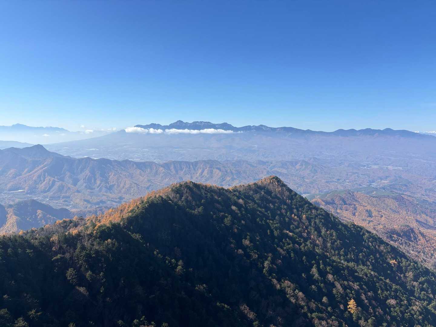 山頂⛰️

北アルプスや八ヶ岳が見えました☀️