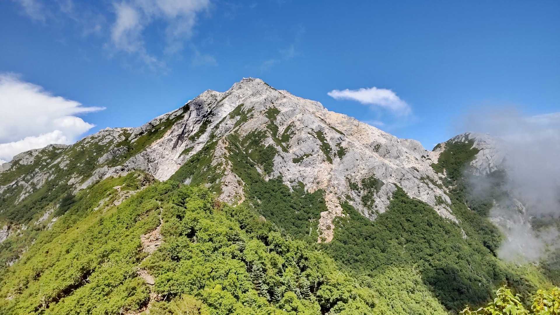 駒津峰からの甲斐駒ケ岳