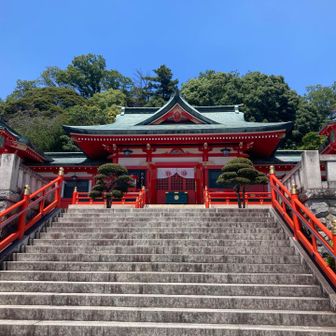 織姫神社　七夕の絵柄の御朱印をいただきました