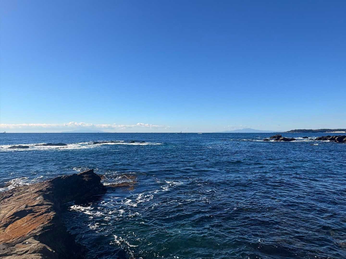 左に大島、右に天城