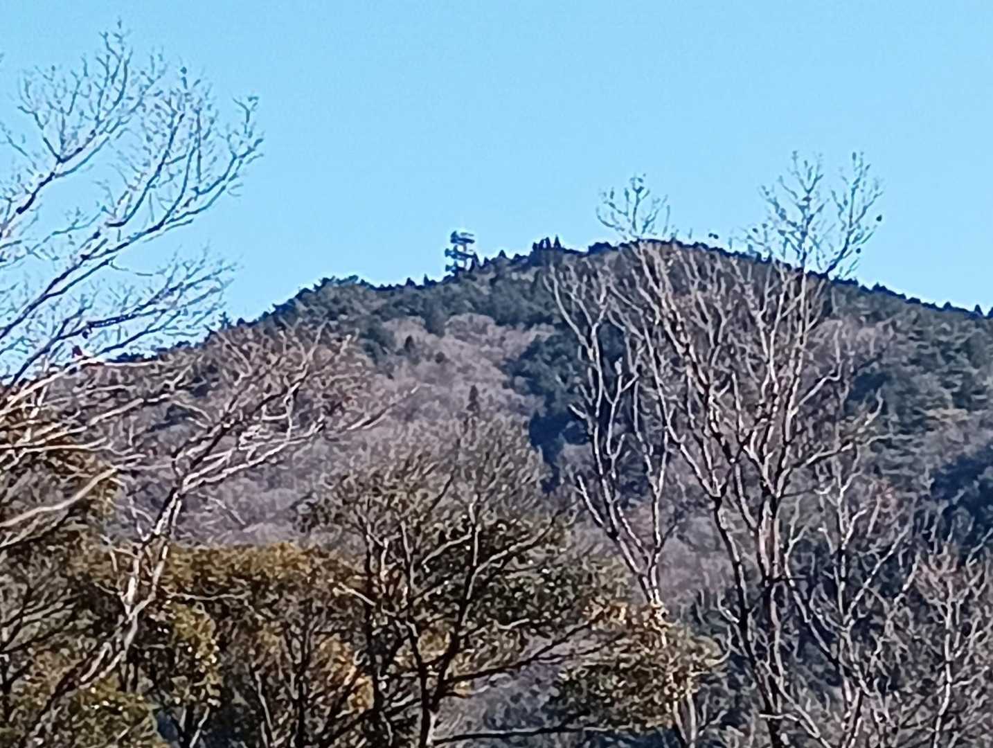 途中からの炮烙山展望台