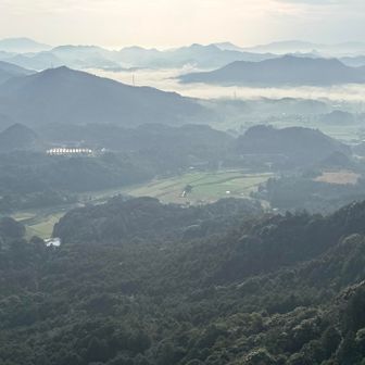 雌岩からの眺望