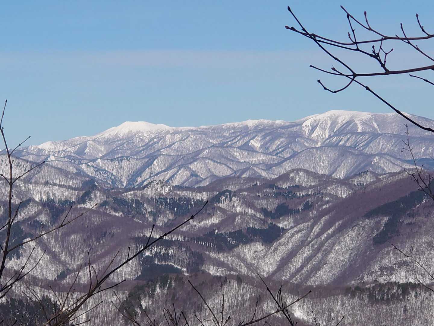 船形山、後白髪山