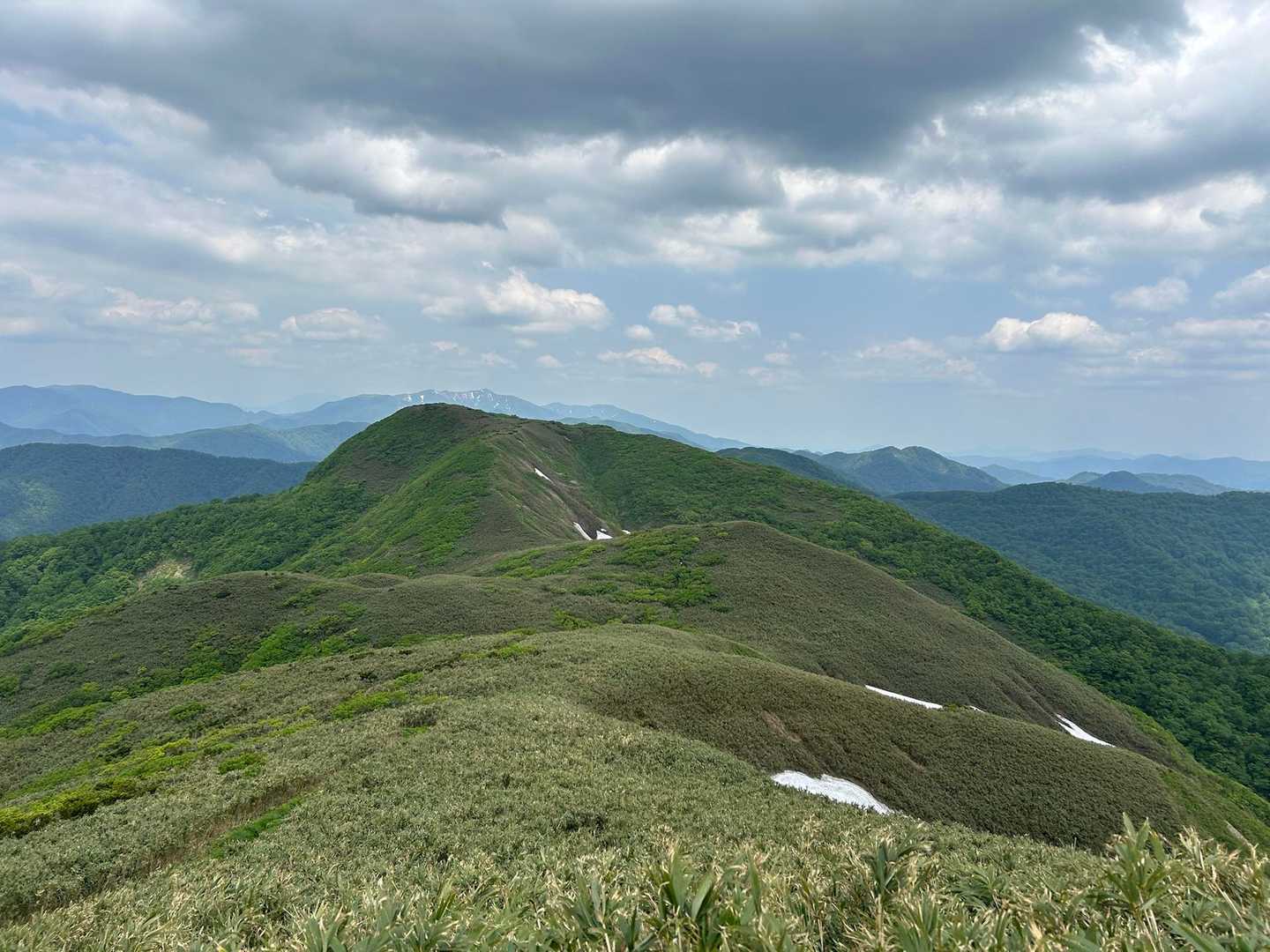 峰越登山口-北ノ股岳-真昼岳 往復コースの写真