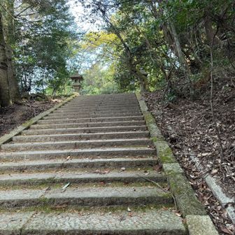 大元公園へ続く道