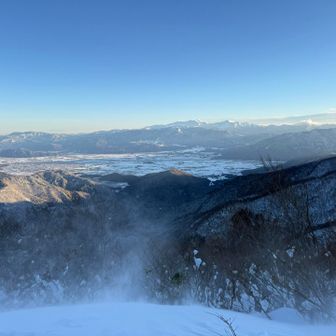 見晴らし良い場所にでたら爆風🤣