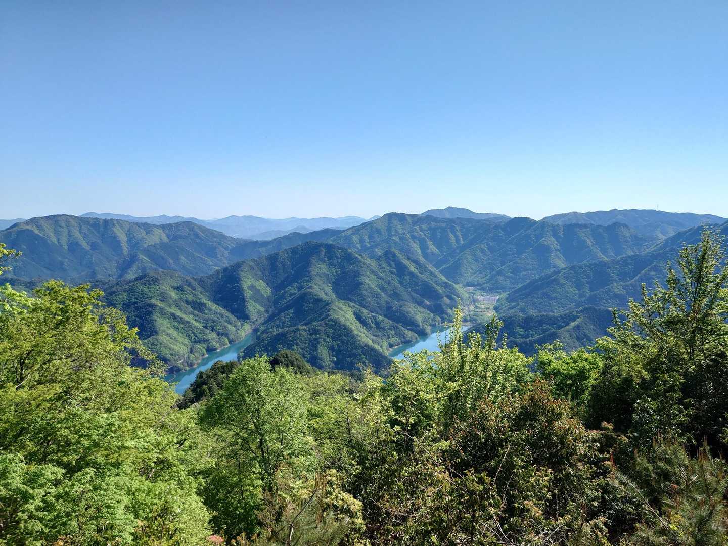 行者岳 往復コースの写真
