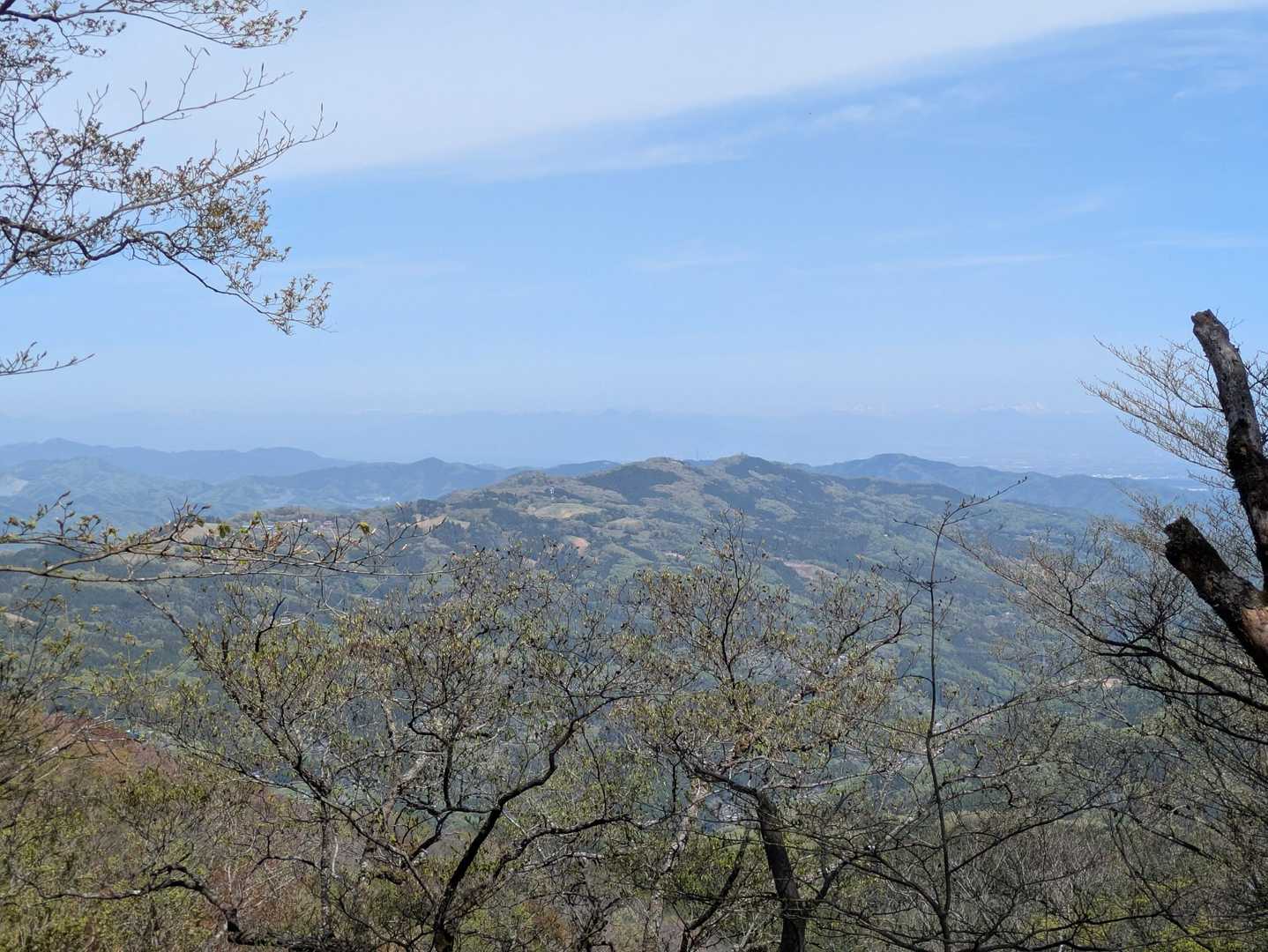 笠山-笠山峠-七重峠-堂平山-剣ヶ峰-白石峠 縦走コースの写真
