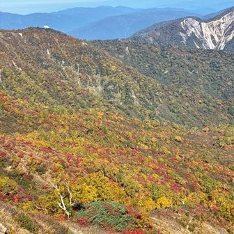 平瀬道から見える紅葉が素晴らしい