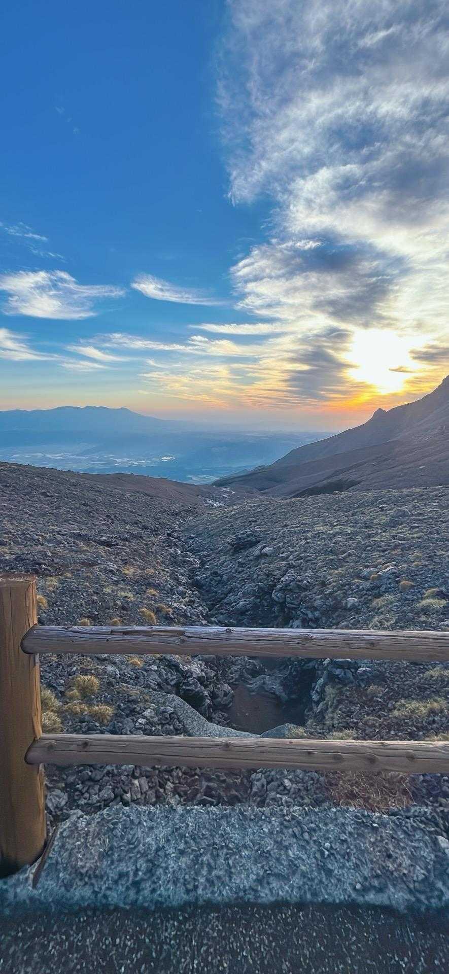 仙酔峡登山口-中岳-馬の背 往復コースの写真