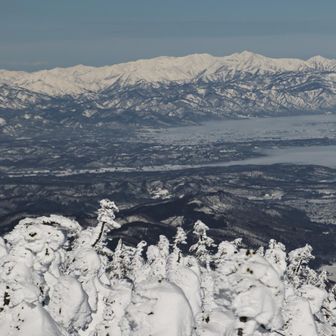 朝日連峰は大きいのだ🙆‍♀️