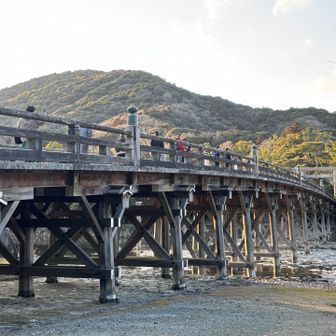 宇治橋と鼓ヶ岳