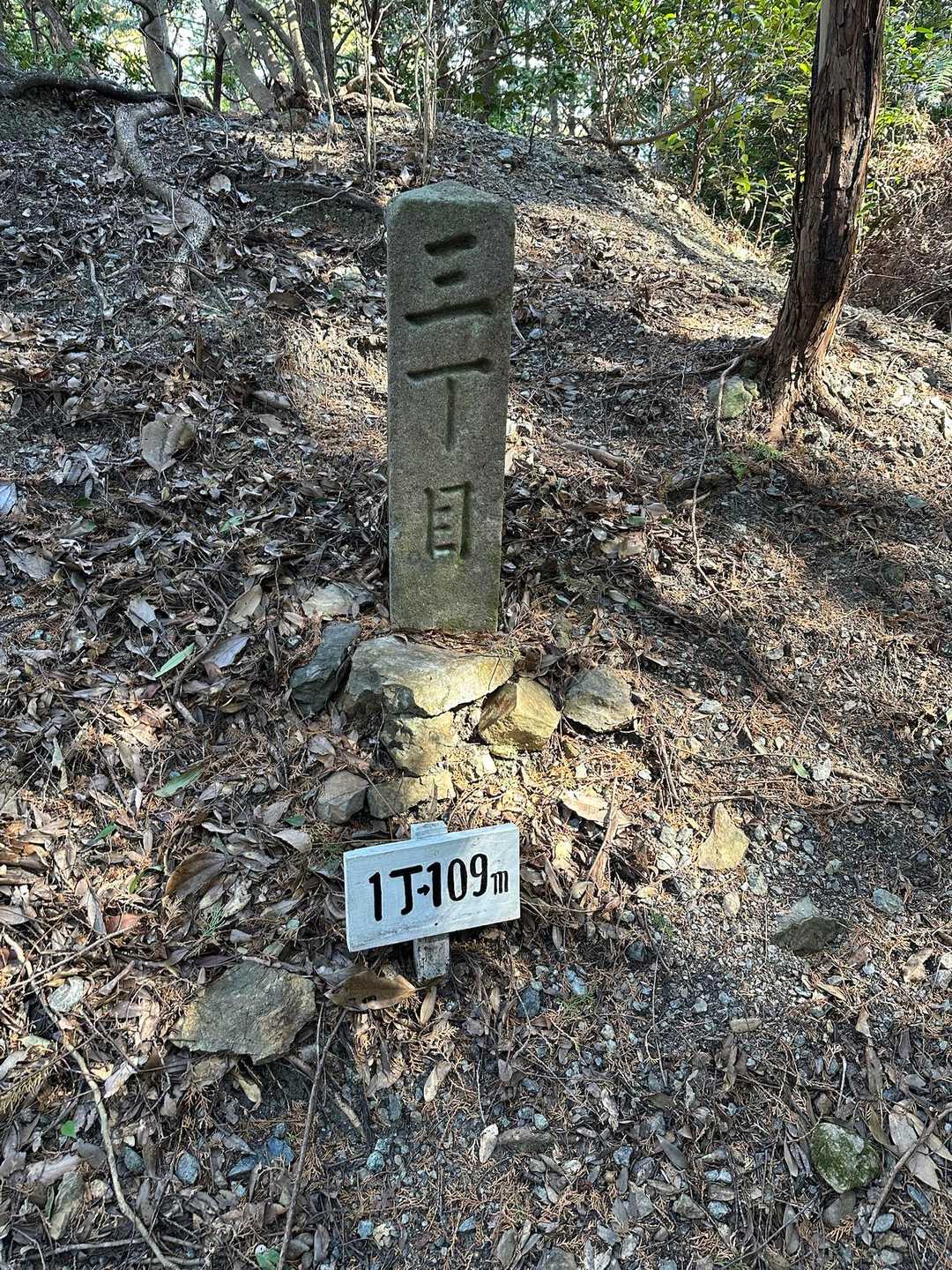 二丁目を見逃した😅
1丁＝109m覚えました