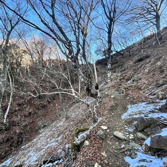 この辺りは細く
左側崖なので注意⚠️