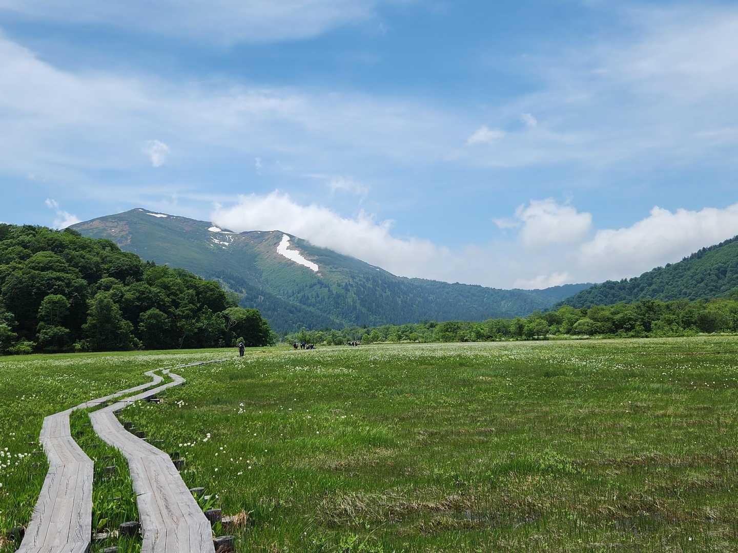 竜宮小屋まで行き、お昼を食べて戻ります。行きも帰りもたくさんの人。やはり人気の尾瀬。次も楽しみ～😊