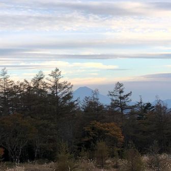 真ん中に富士山🗻