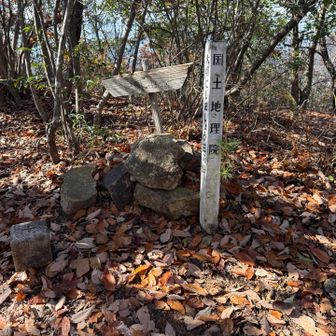 洞山の三角点
