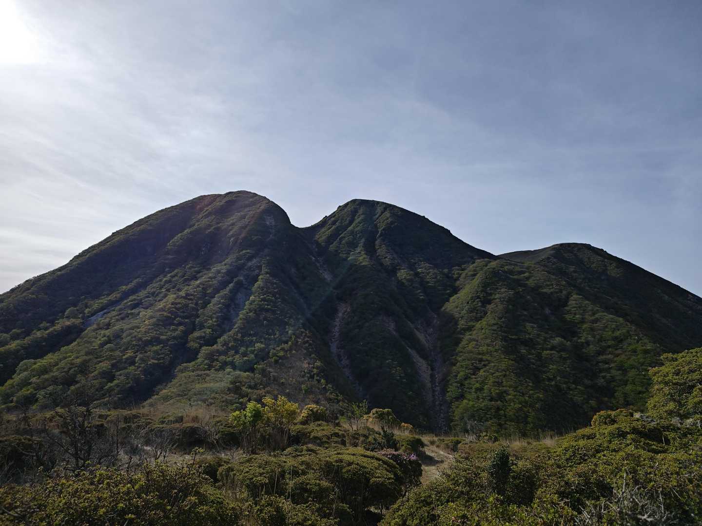 くじゅう登山口バス停-指山 周回コースの写真