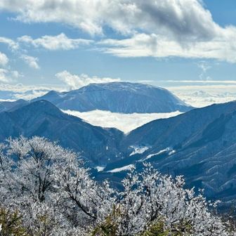 立派な伊吹山また拝んで