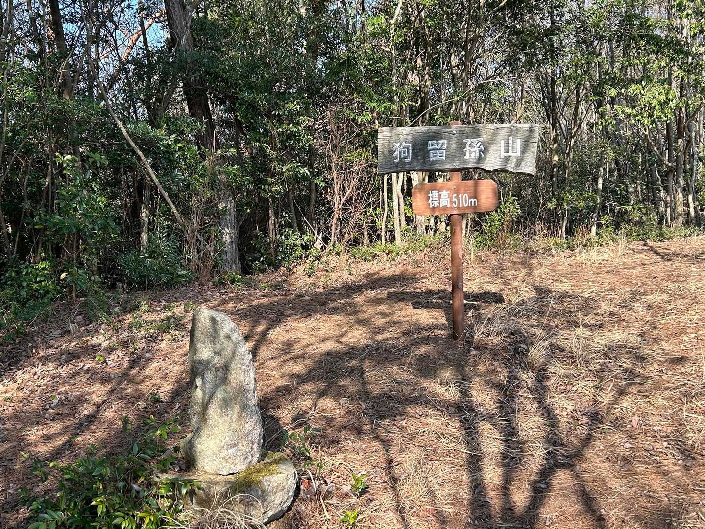 鷲ヶ嶽 往復コースの写真