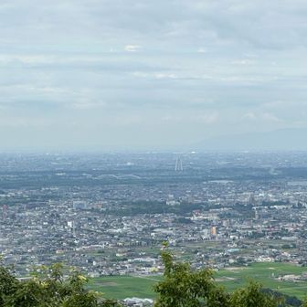 権現山から138タワー方向の眺望
