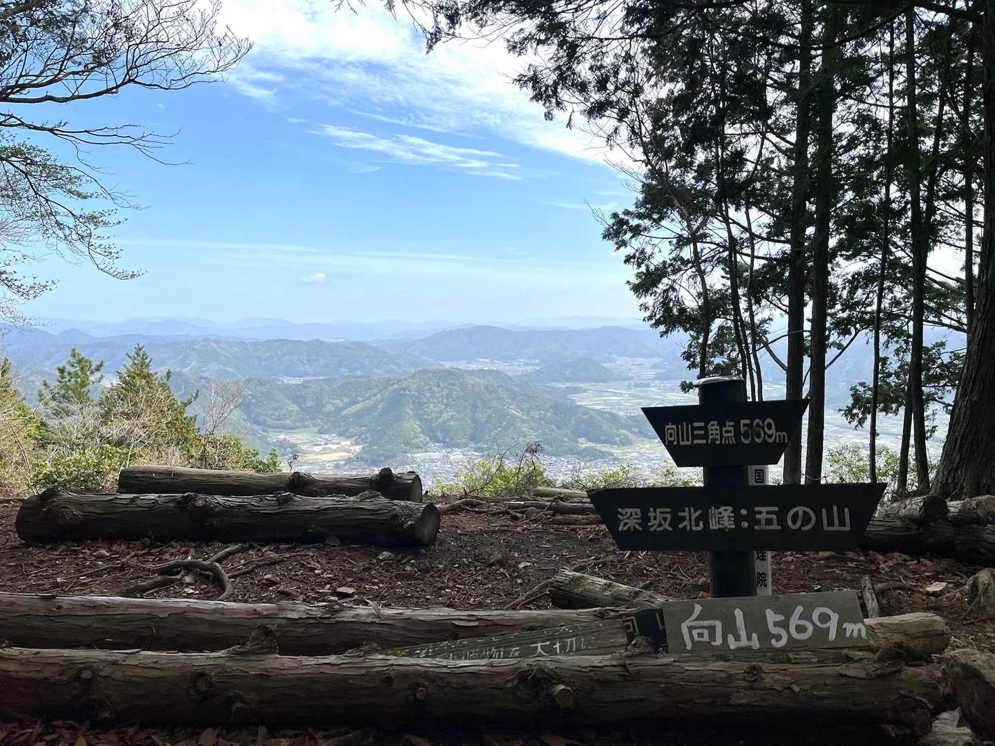向山山頂

この時間はまだ人が少なかった