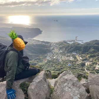 オロシャの石塁は眺めがいいです。