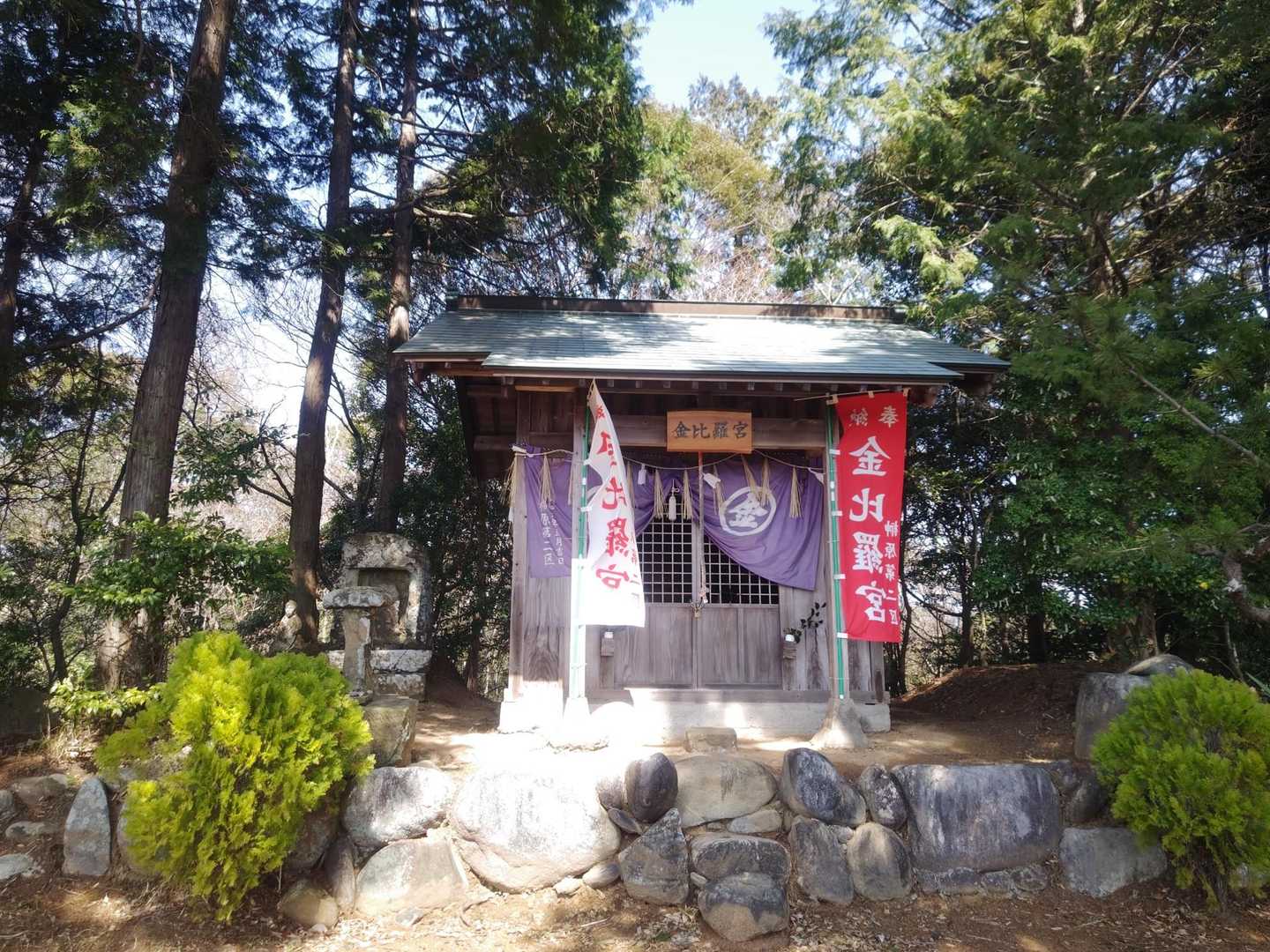 射山神社・貝石山 往復コースの写真
