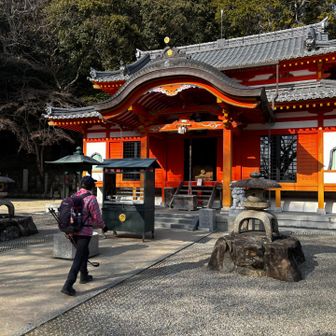 中山寺奥之院に着きました🙏