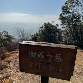 途中、ホトギ山の分岐⛰️が出てきて
ん⁉️ってなった
御所が岳🟰ホトギ山らしい